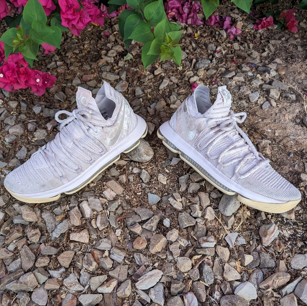 Nike KD 10 "Aunt Pearl" A04110-600 Basketball Shoes Men's 11.5